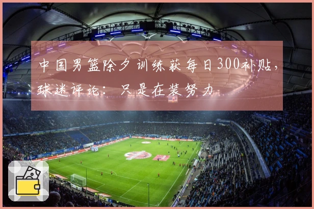 中国男篮除夕训练获每日300补贴，球迷评论：只是在装努力